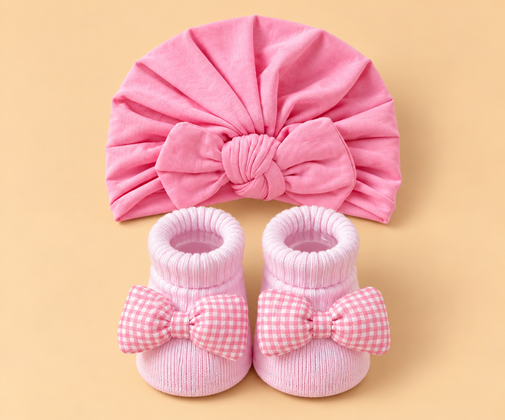 Sweet Dreams Baby Headband & Character Socks Set