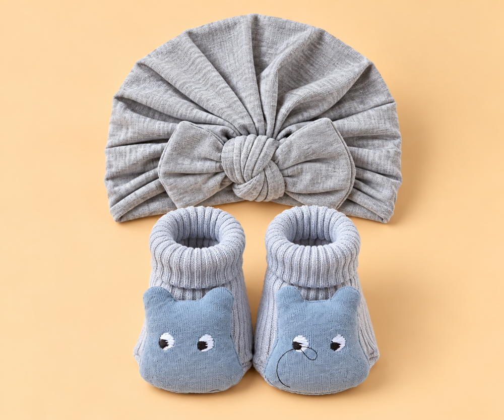 Sweet Dreams Baby Headband & Character Socks Set