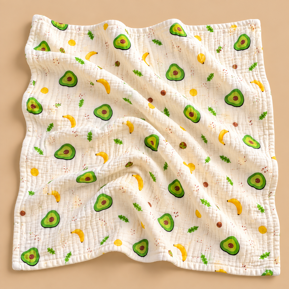 Soft Muslin Baby Blanket – Cute Printed Designs