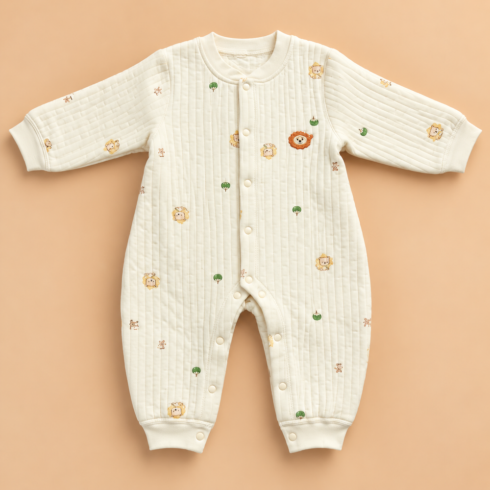 Cozy Quilted Baby Romper – 7 Adorable Prints