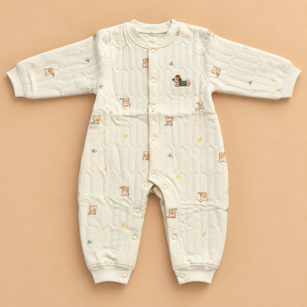 Cozy Quilted Baby Romper – 7 Adorable Prints