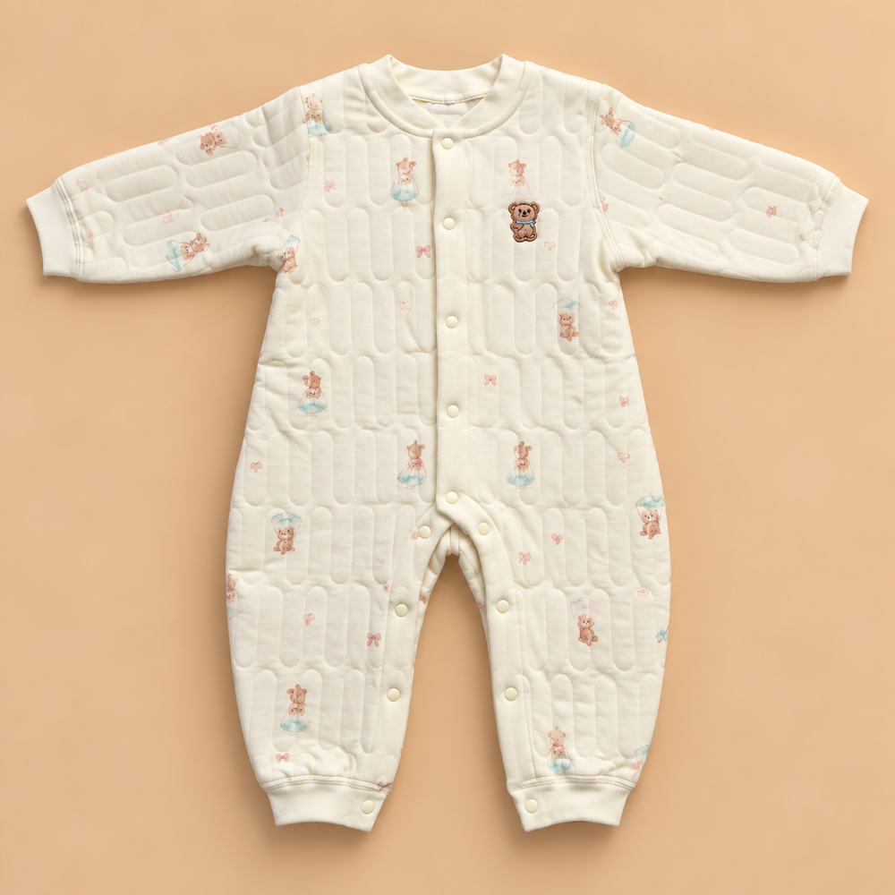 Cozy Quilted Baby Romper – 7 Adorable Prints