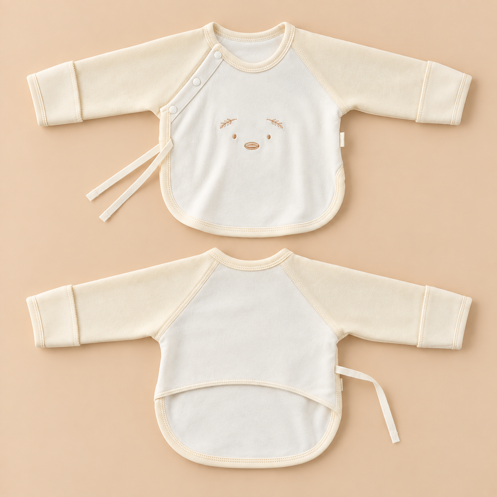 Newborn Backless Wrap Shirts – Pack of 2