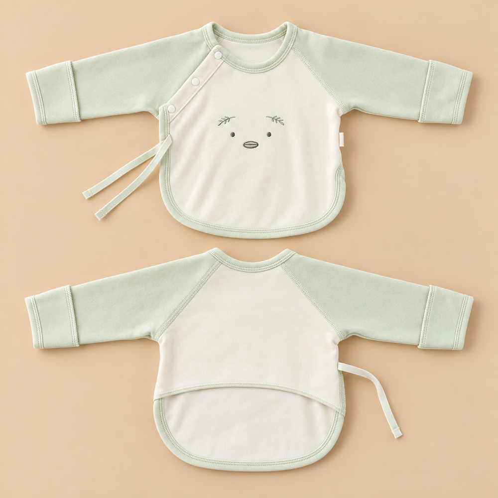 Newborn Backless Wrap Shirts – Pack of 2