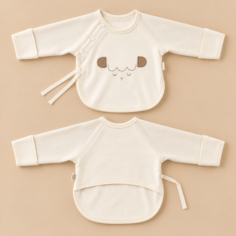 Newborn Backless Wrap Shirts – Pack of 2